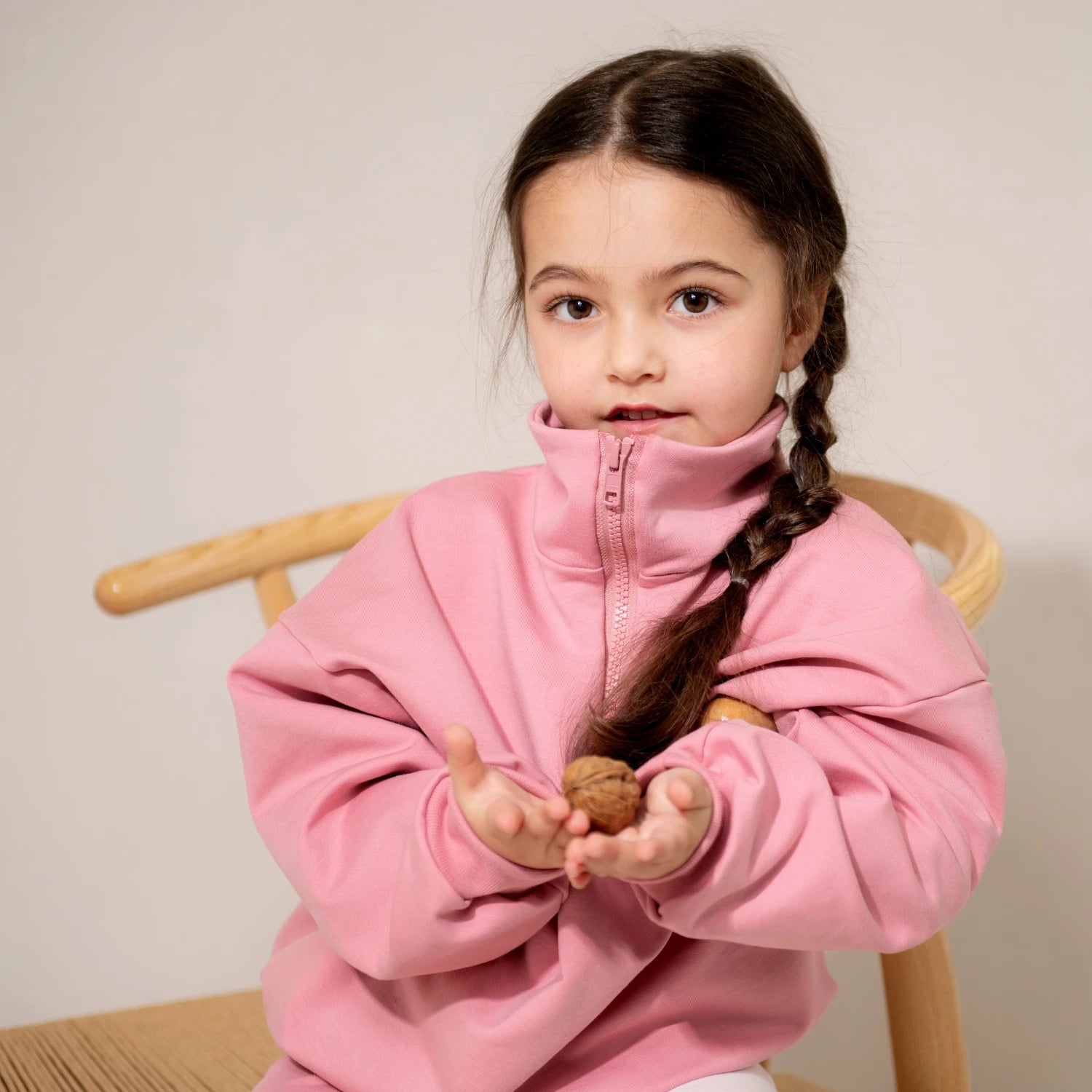 Wide Zipper Sweatshirt