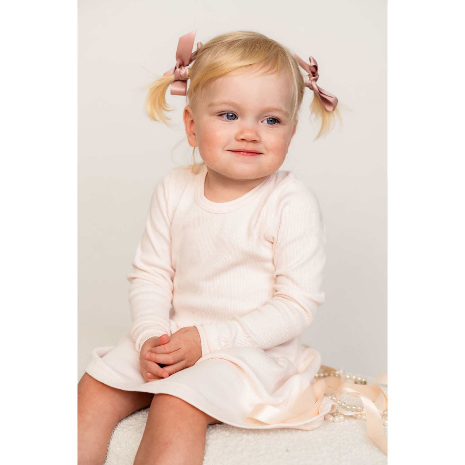 Classic Rib Long Sleeve Dress