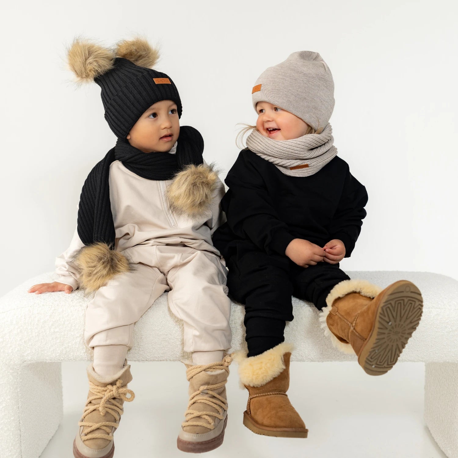 Merino Double Furry Beanie