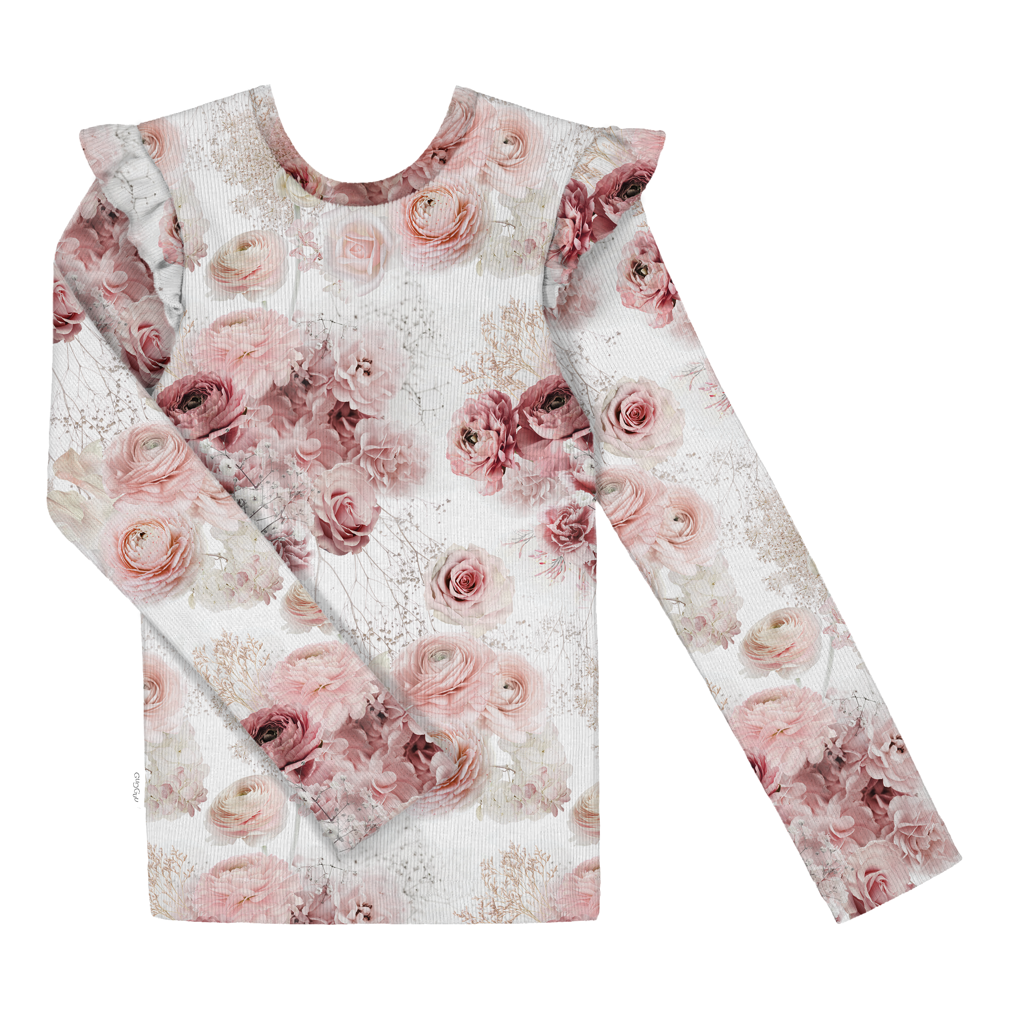 Outlet Classic Print Rib Frilla Shirt