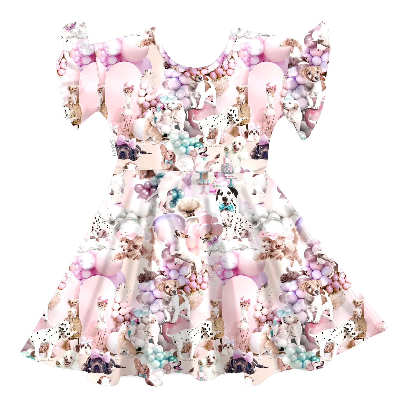 Outlet Print Smoc T-shirt Dress