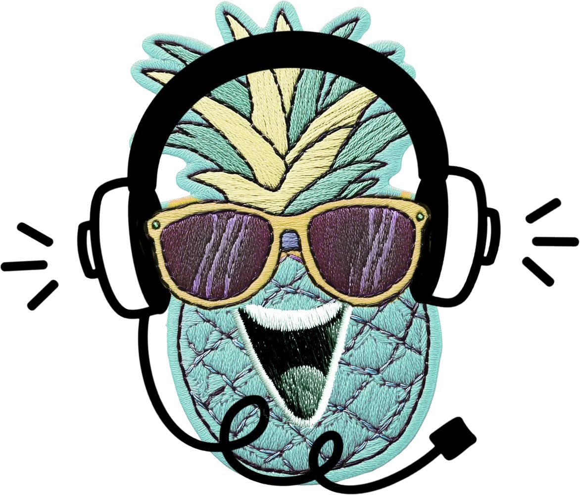 #Väri_headphonepineapple