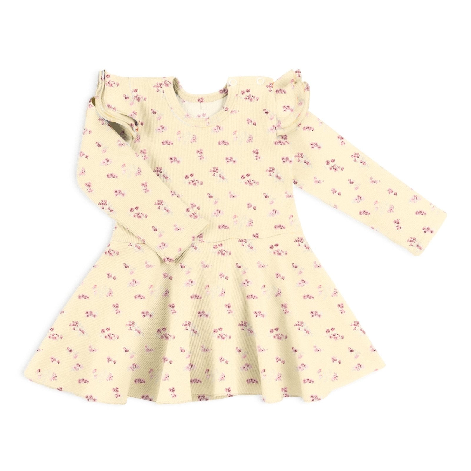 Laadukas Gugguun Baby Print Rib Florette Dress