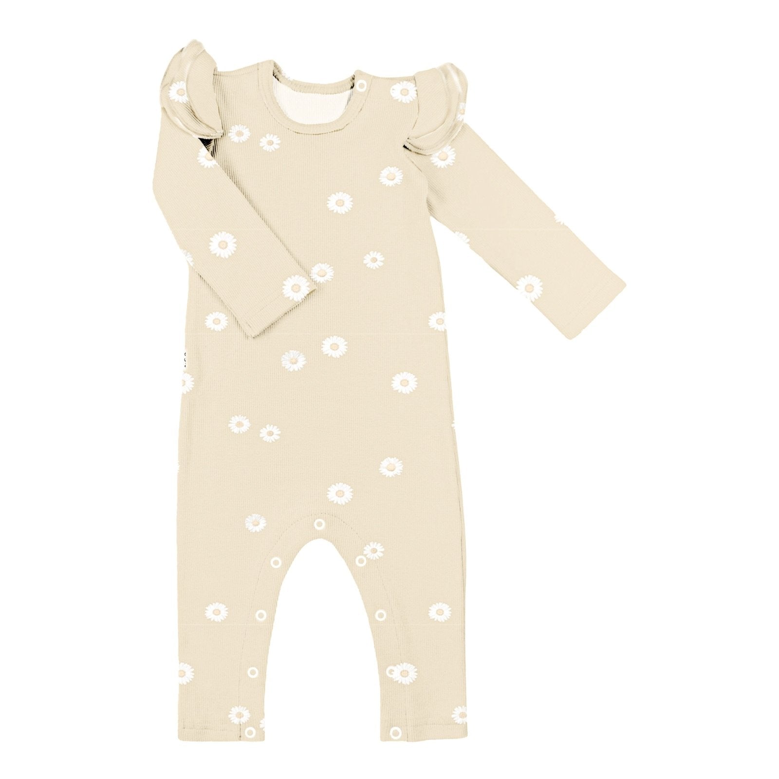Laadukas Gugguun Baby Print Rib Florette Full Bodysuit