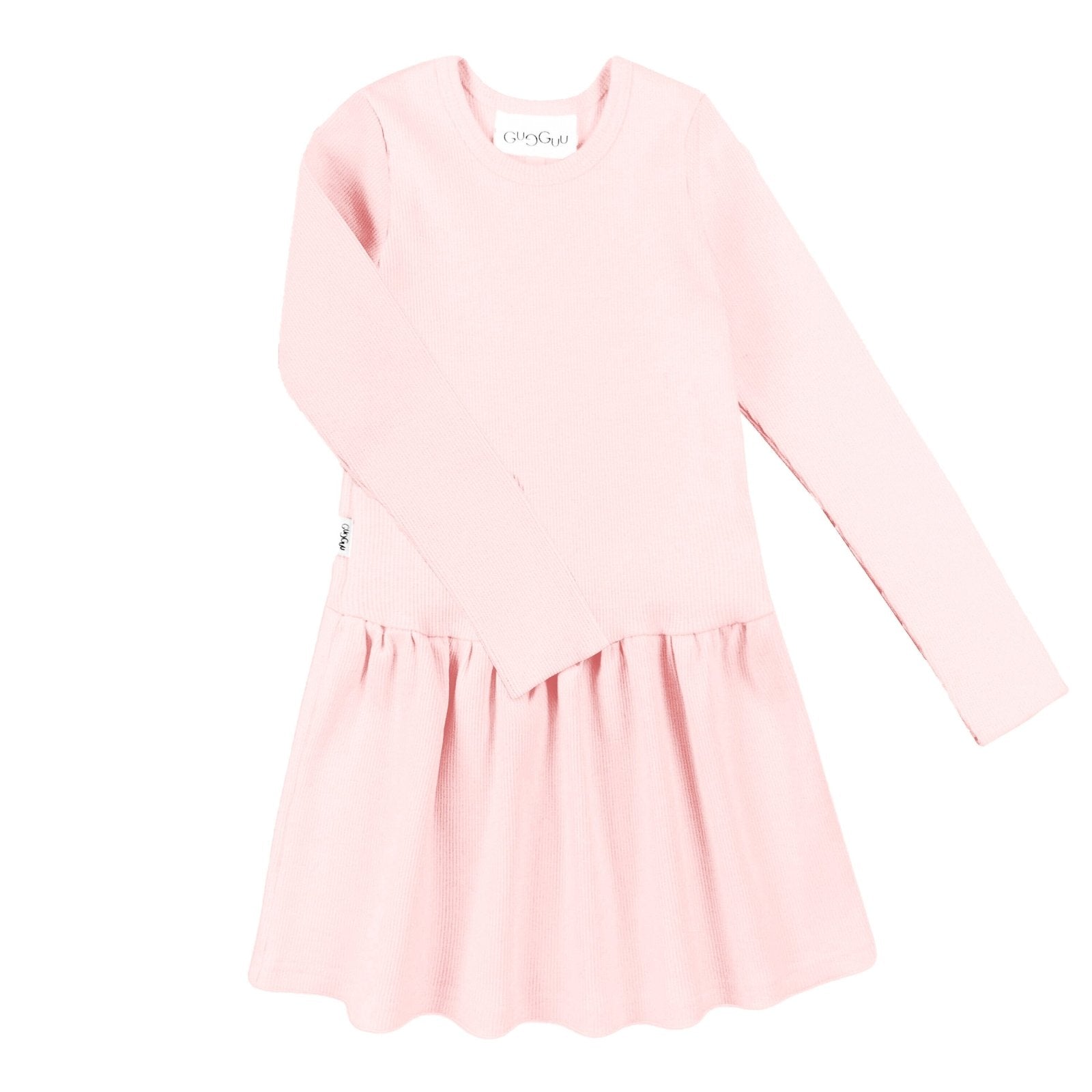 Laadukas Gugguun Classic Rib Long Sleeve Dress