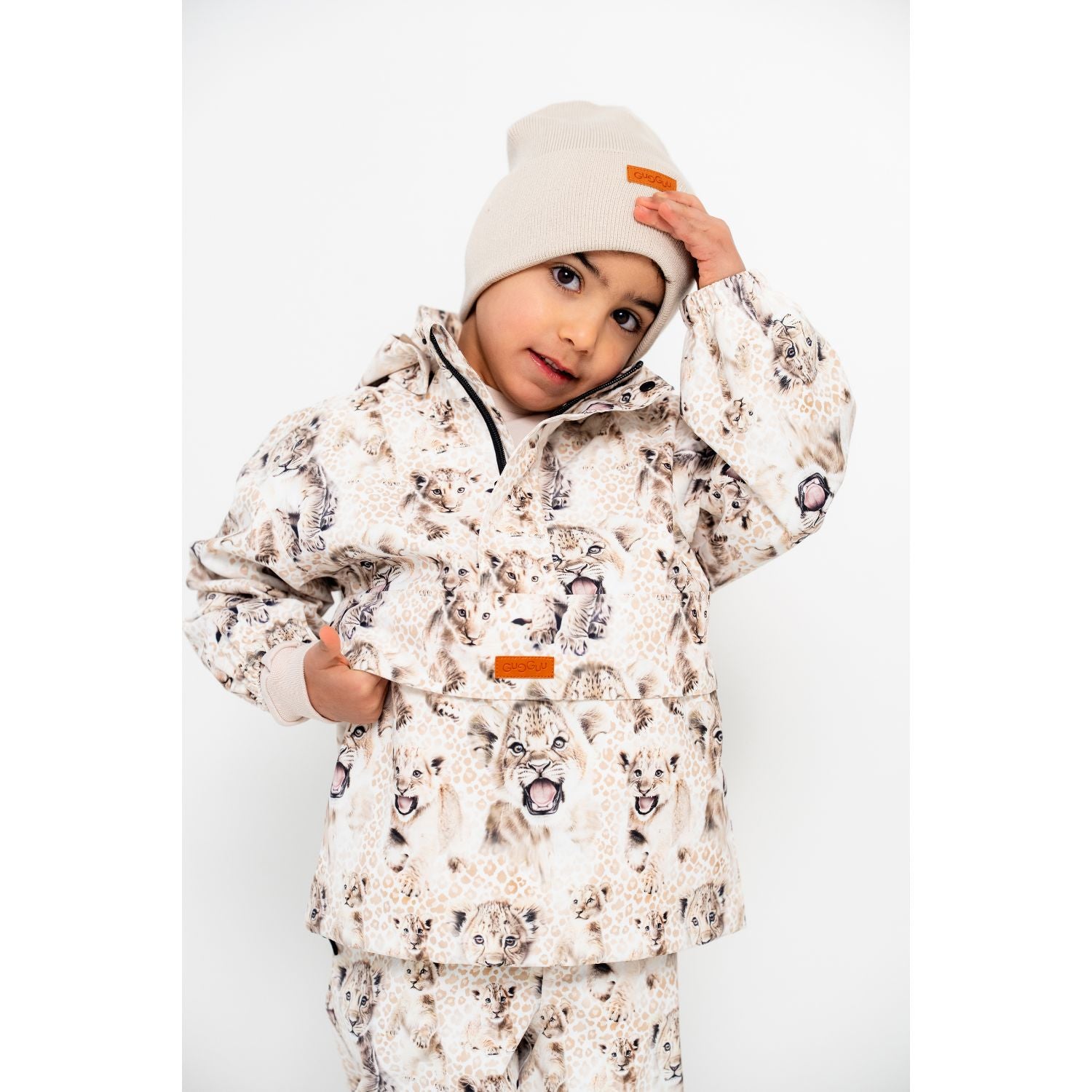 Gugguu lasten Cotton Basic Beanie neulepipot Gugguu
