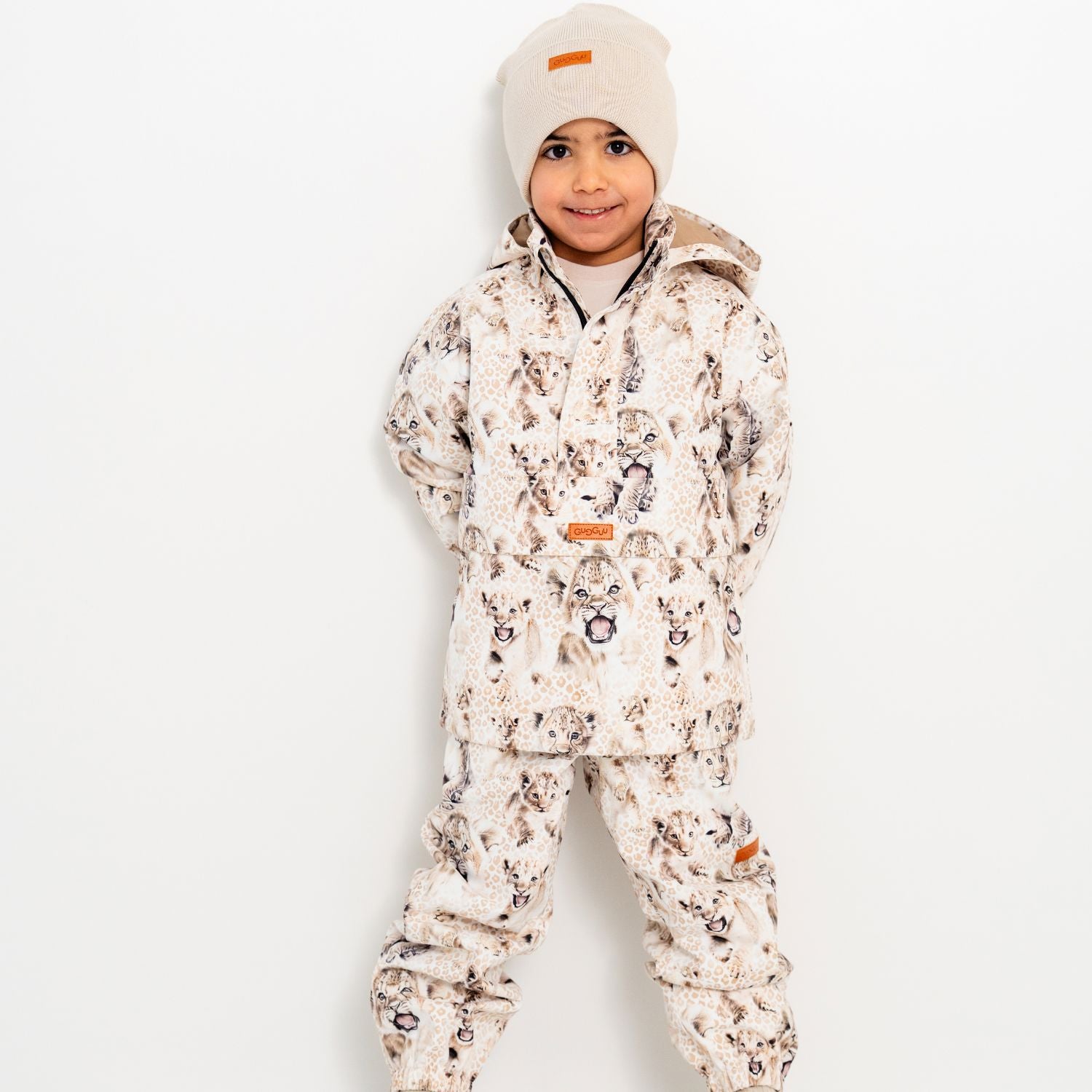 Gugguu lasten Cotton Basic Beanie neulepipot Gugguu