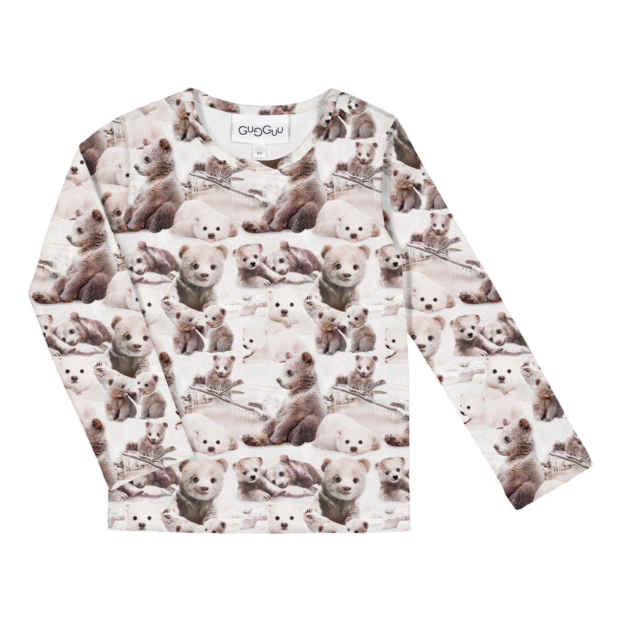 Gugguu lasten Outlet Print Relax Shirt Trikoopaidat Gugguu Babybear 80