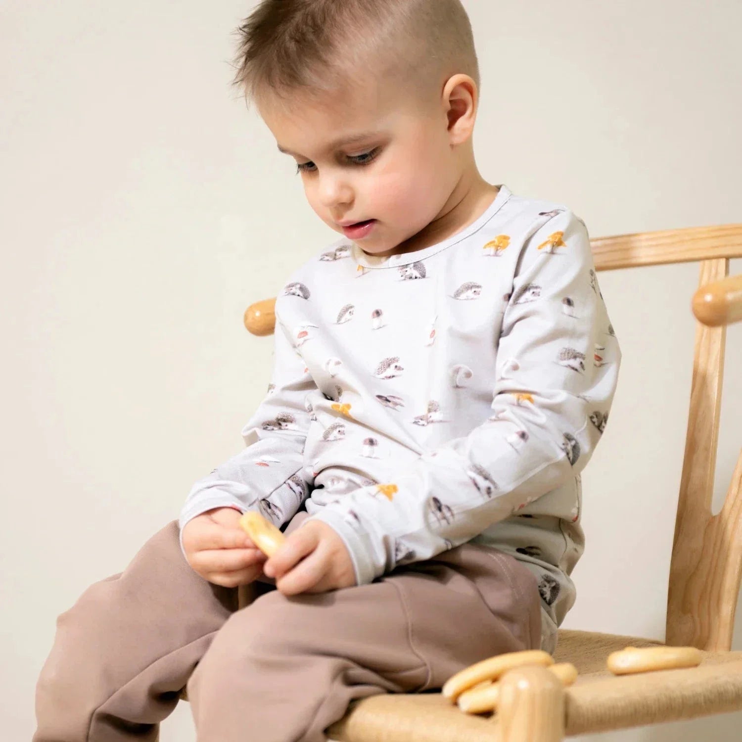 gugguu Print Shirt Long sleeved t-shirts