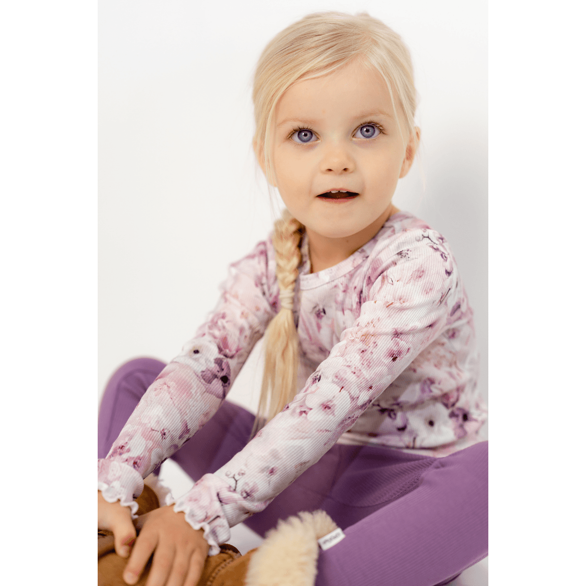 Laadukas Gugguun Classic Print Rib Ballerina Shirt #option1