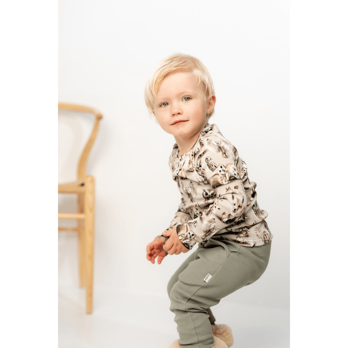 Laadukas Gugguun Classic Print Rib Shirt #option1