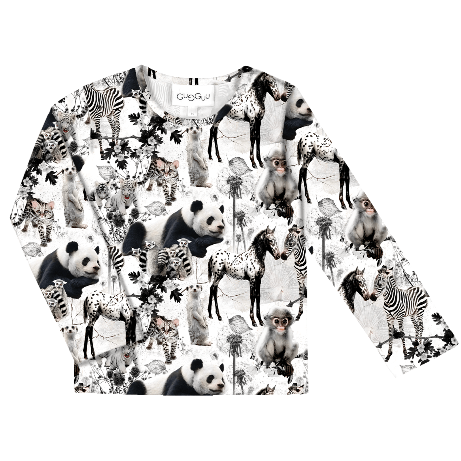 #väri_black and white animals
