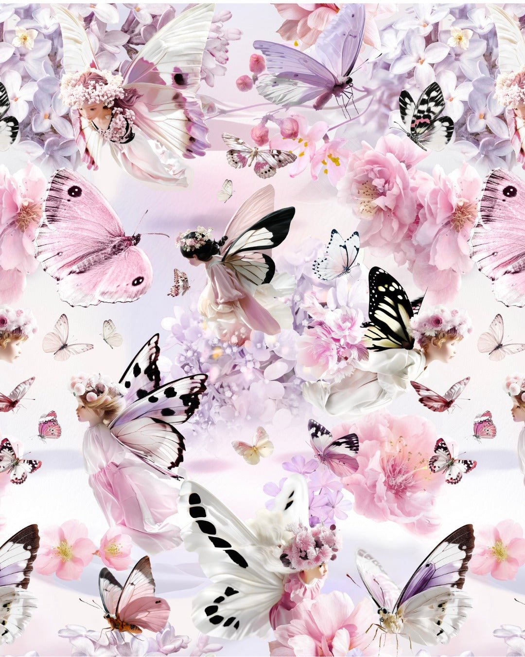 Laadukas Gugguun Print Wide Pants Painthorses