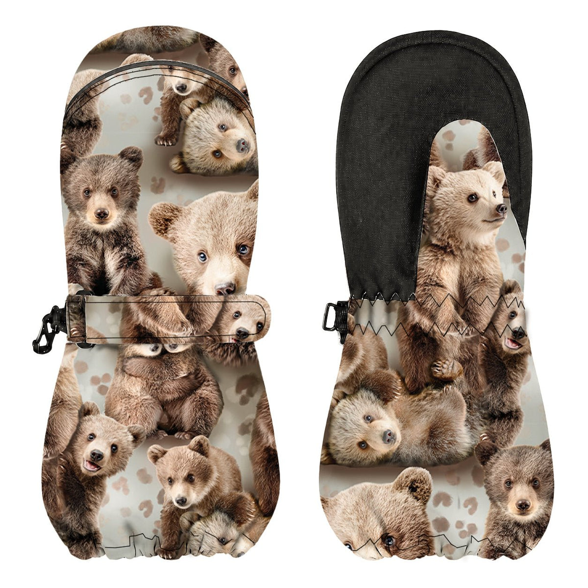 Laadukas Gugguun Print Winter Gloves option1