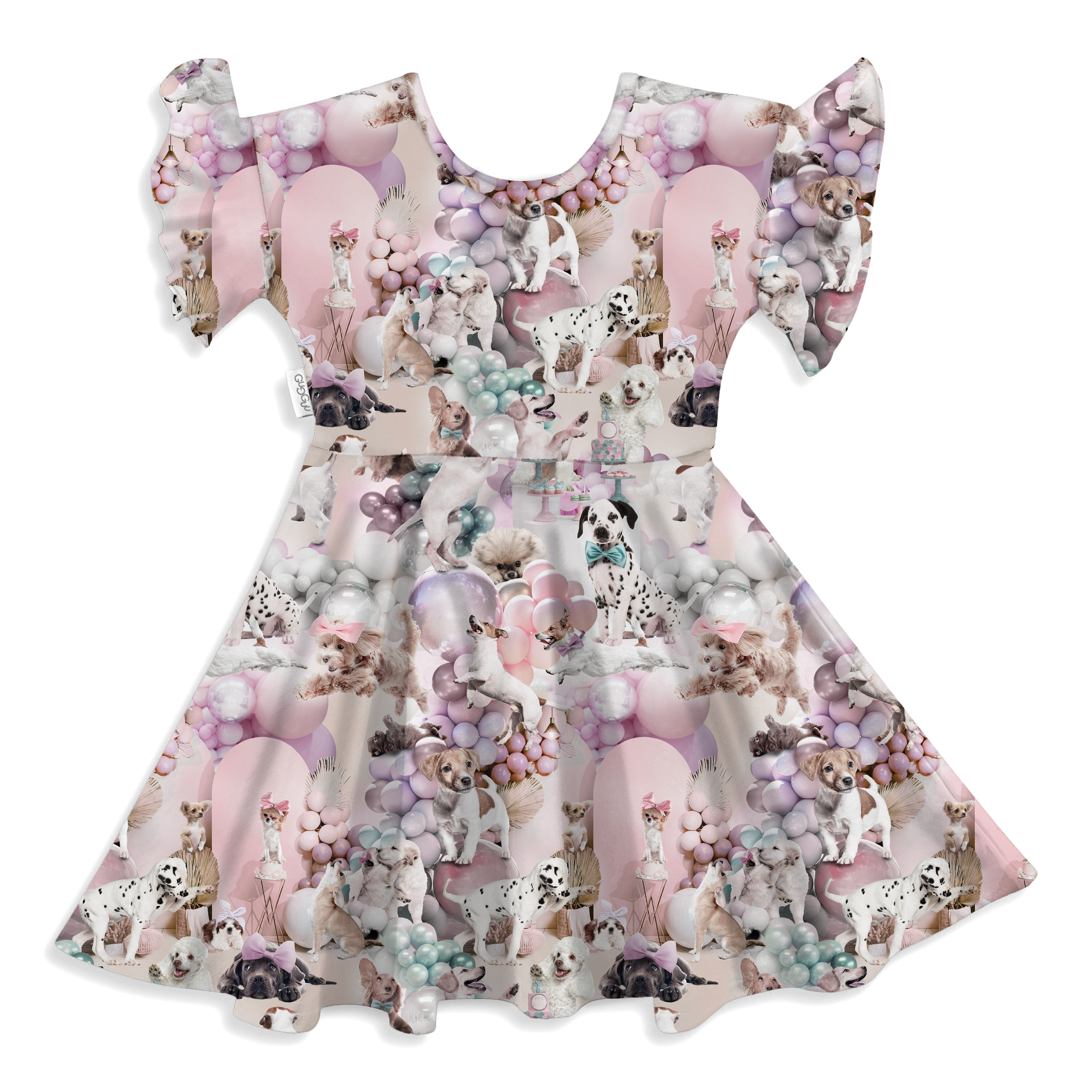 Outlet Print Smoc T-shirt Dress