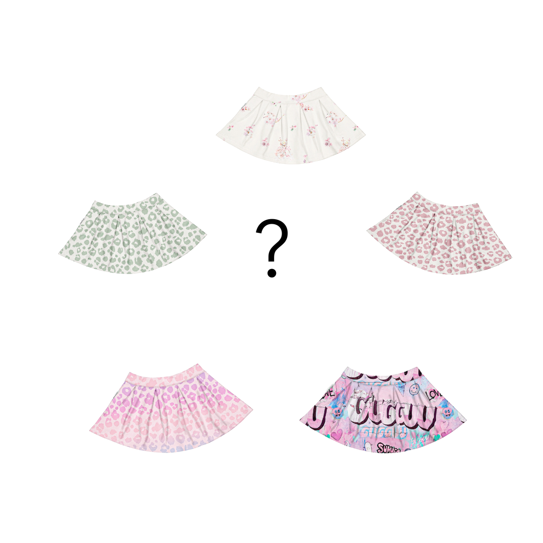Outlet print flow skirt (greenleo, gradientleo, tinyjoy, purpleleo, graffiti)