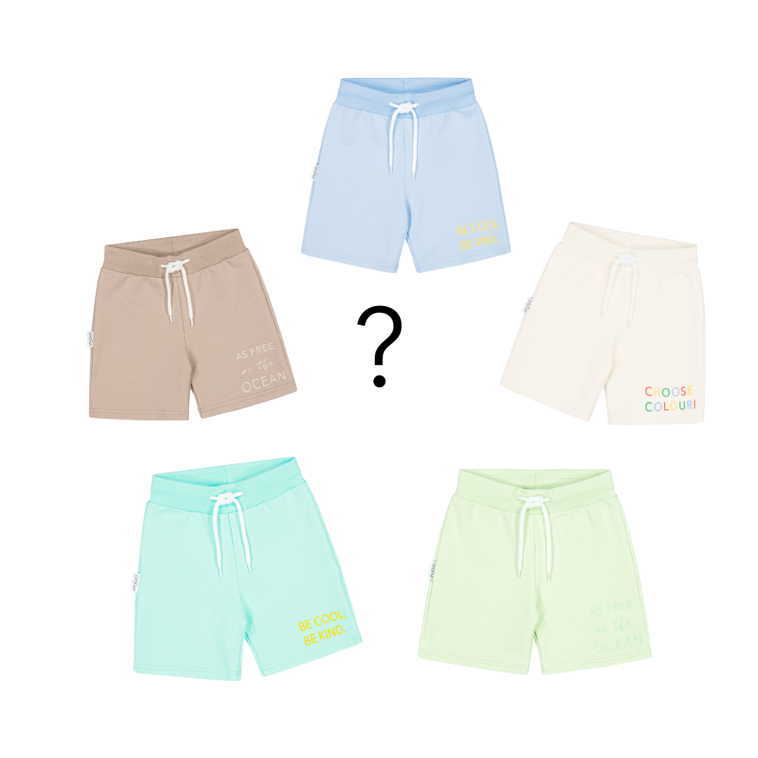 Outlet Slogan Shorts (breeth, blue water, green racket, stripe blue, mountain, wisdom multi choose)
