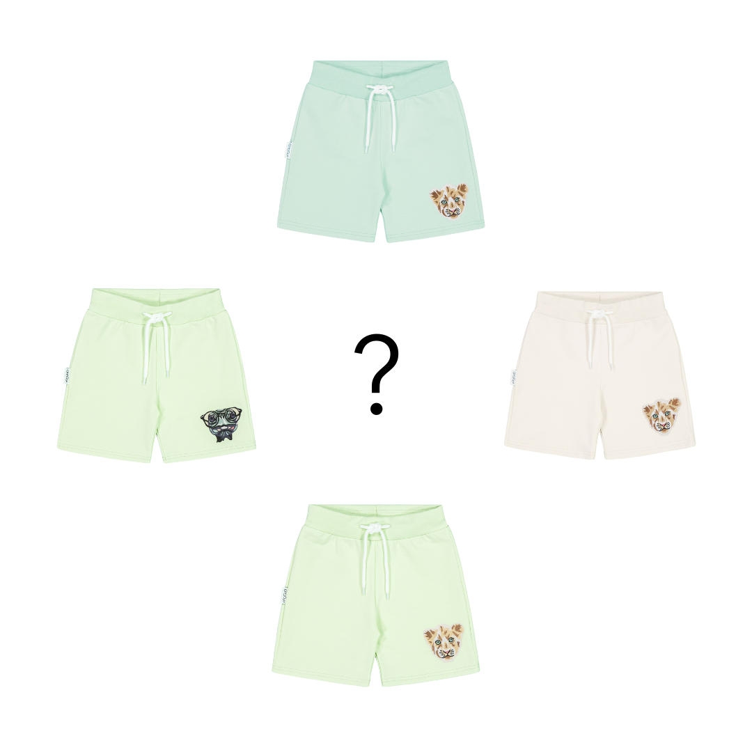 Outlet Slogan Shorts (Animal) (Meditation, gratitude ja breeth / Lioncub tai turtle)
