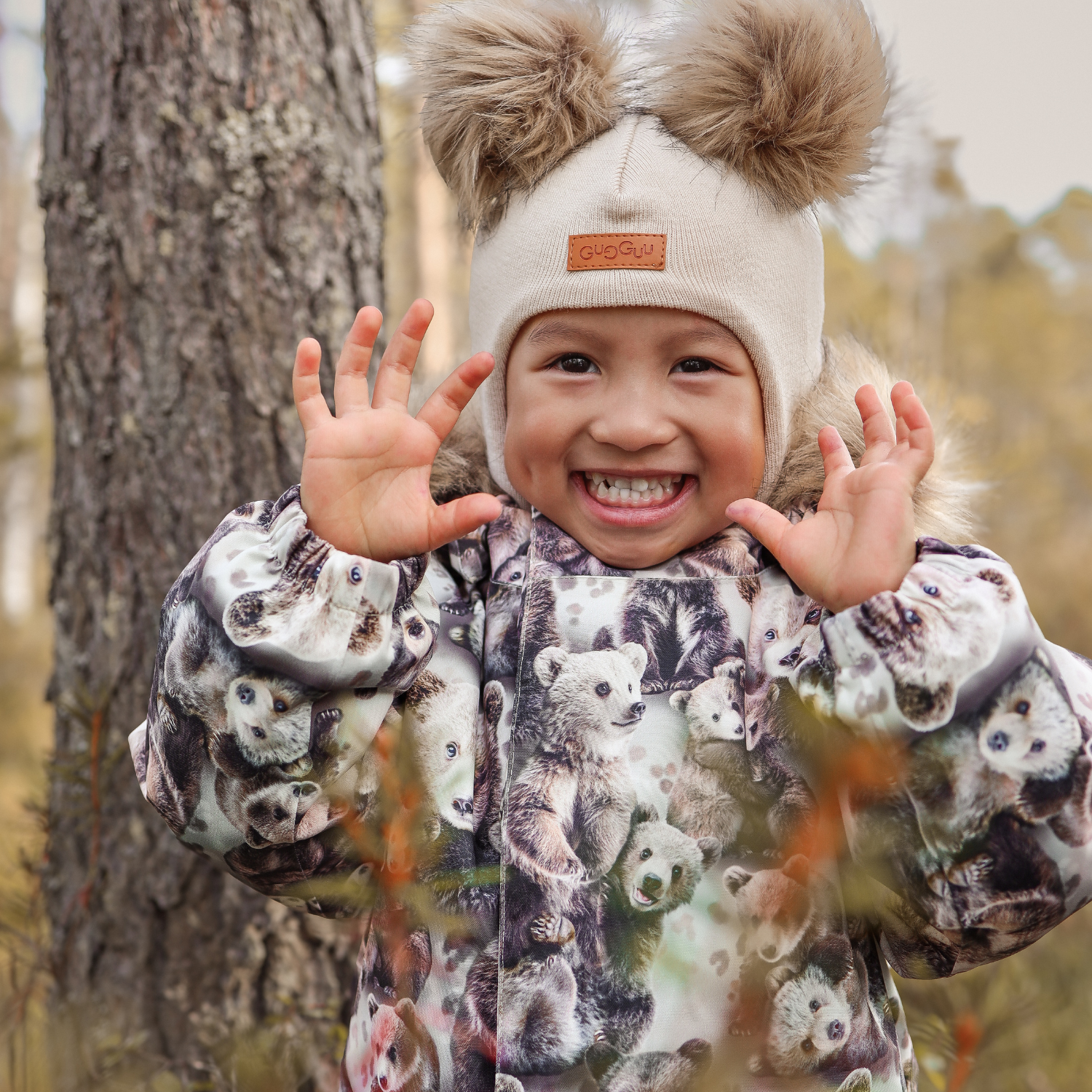 Print Winter Parka