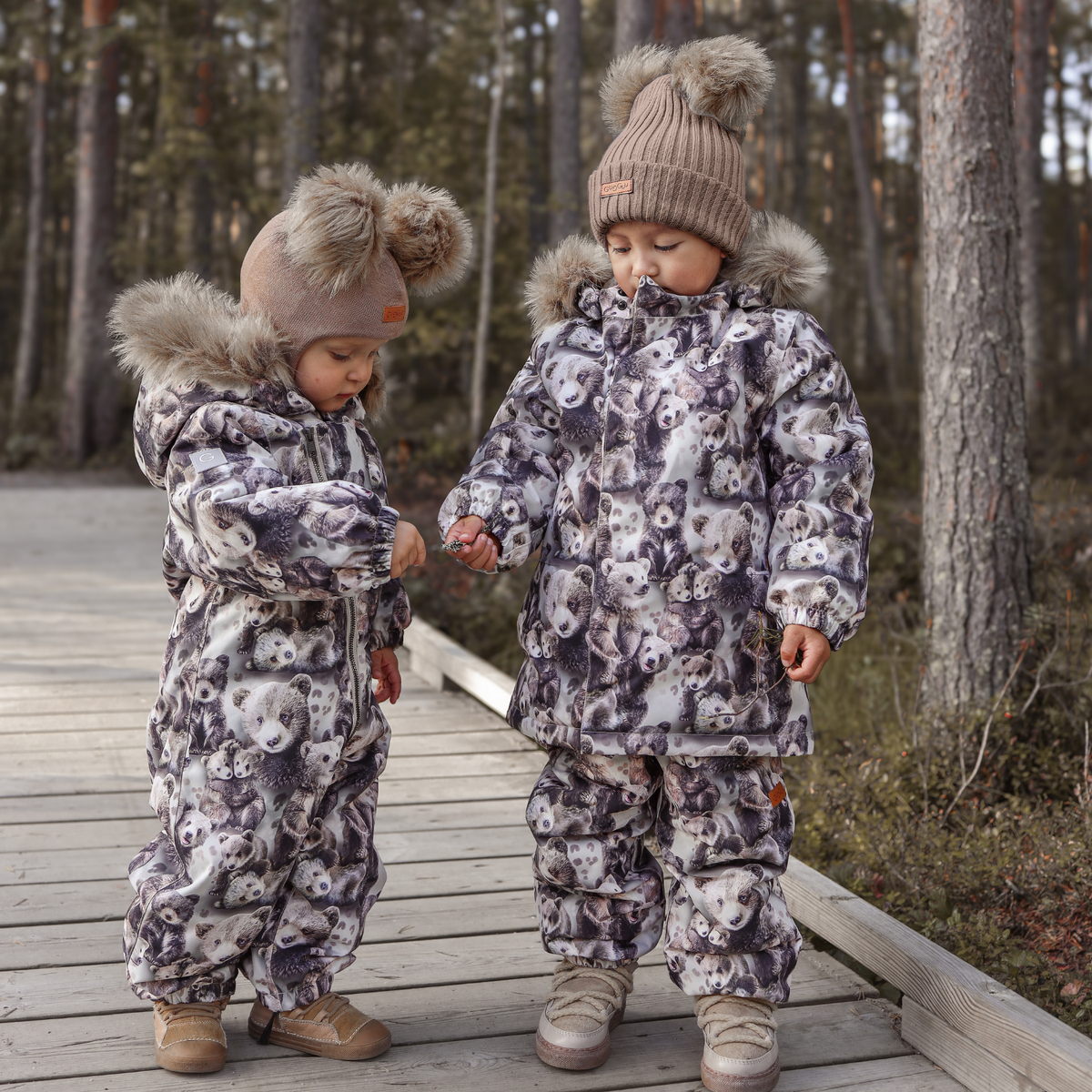 Print Winter Parka