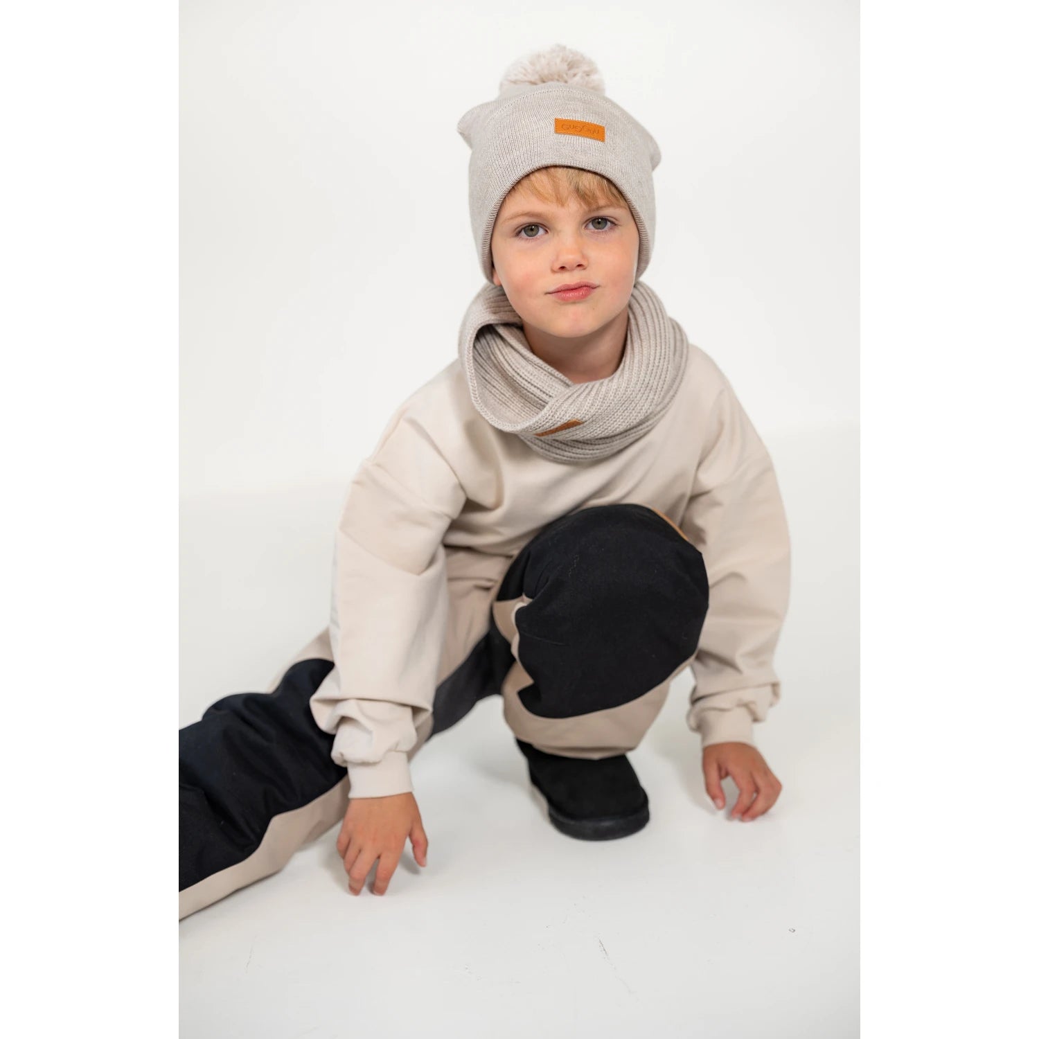 Merino Giant Tuft Basic Beanie