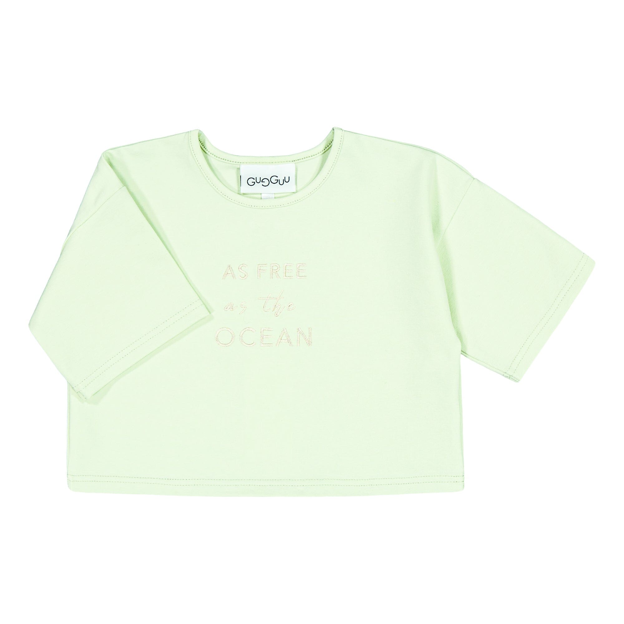 Slogan Cropped T-Shirt