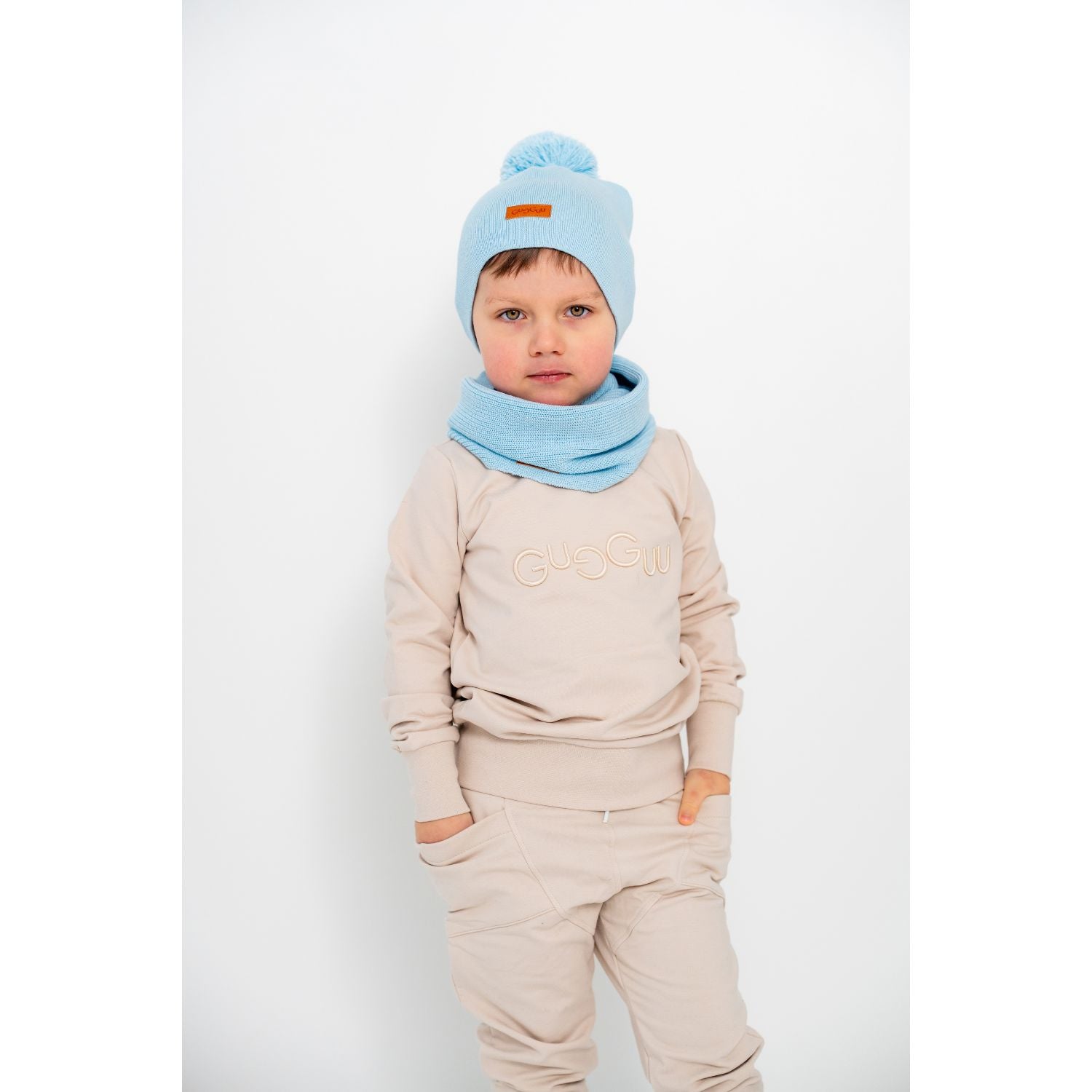 Gugguu lasten Cotton Tube Scarf Neulehuivit Gugguu 