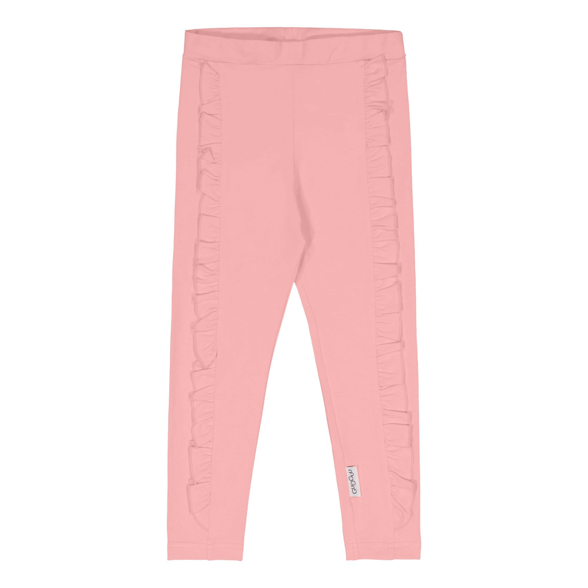 Gugguu lasten Outlet Frilla leggings Leggingsit Gugguu Dusty Rose Wood 92