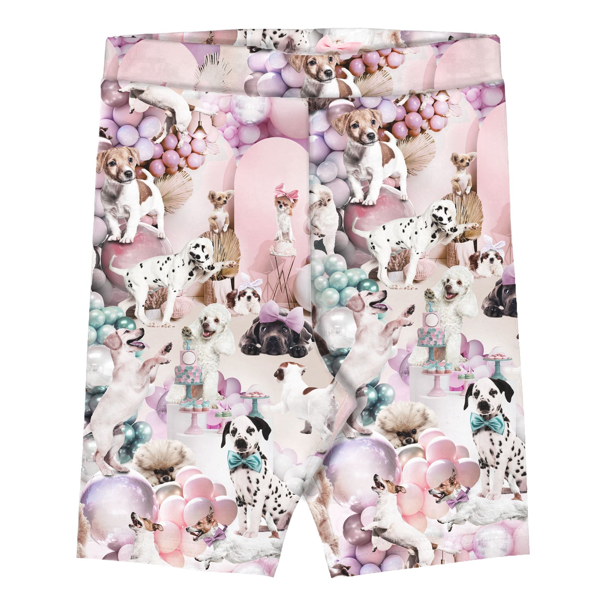 Gugguu lasten Outlet Print Biker Shorts Shortsit Gugguu Dogparty 80