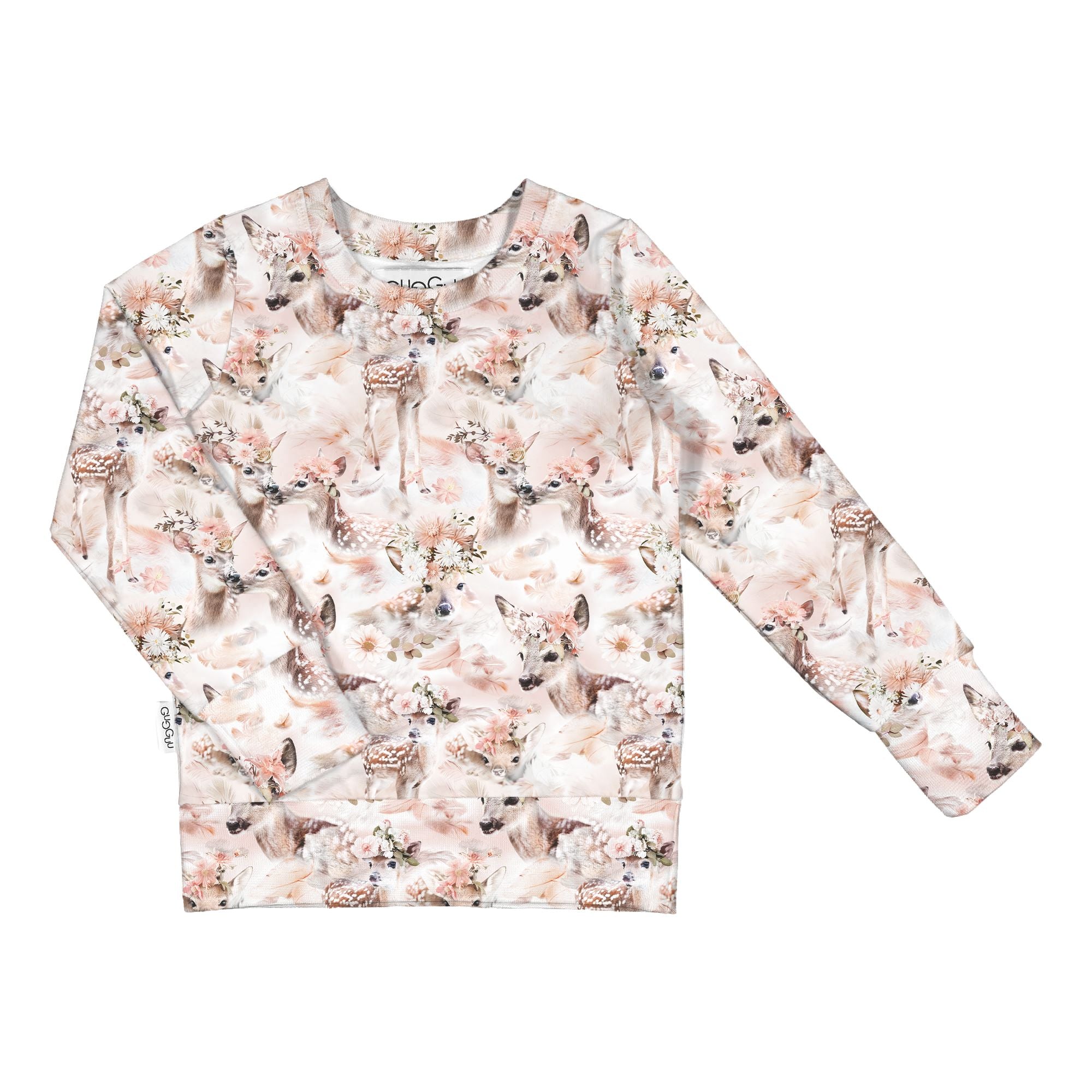 Gugguu lasten Outlet Print Sweatshirt Collegepaidat Gugguu Flowercrownbambi 92