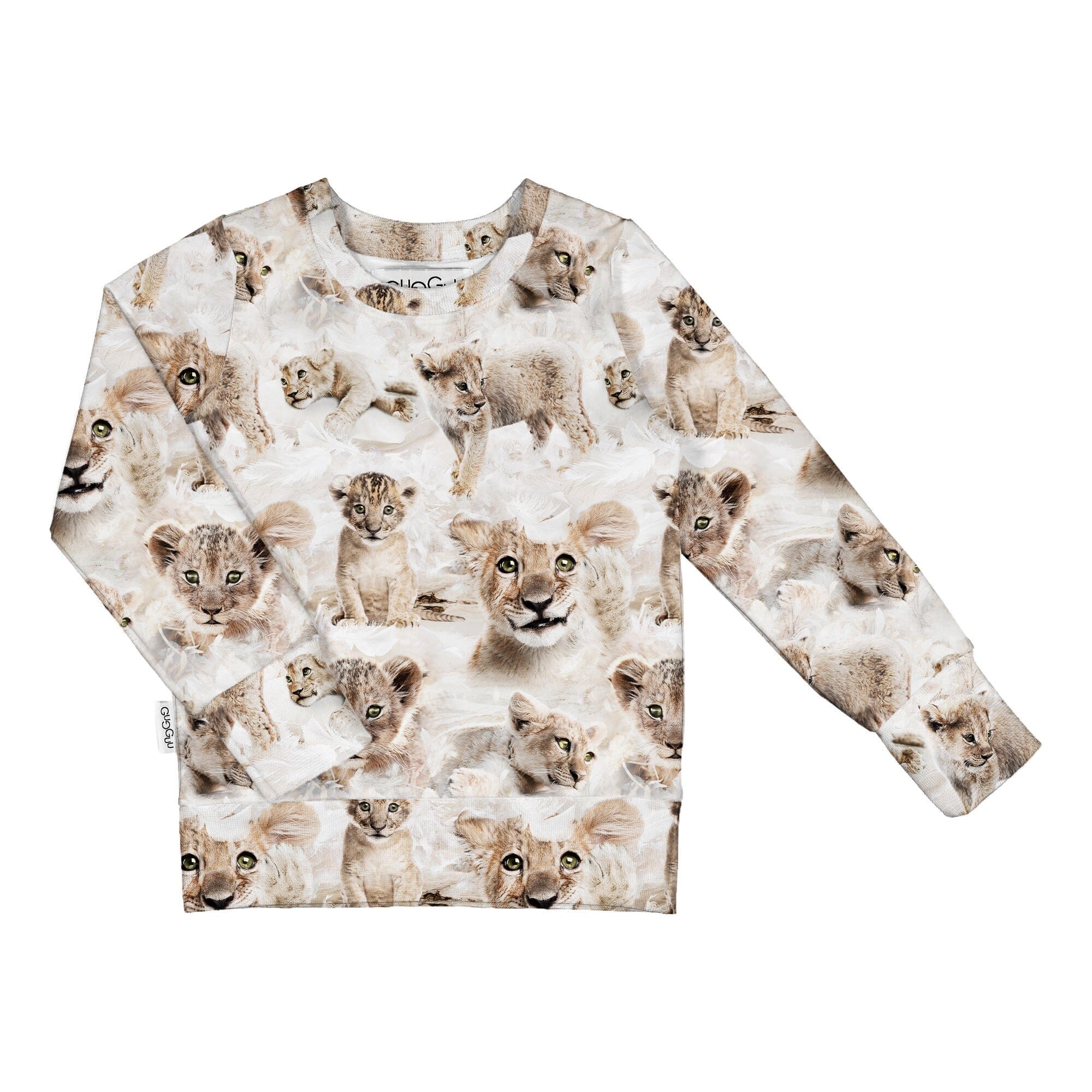 Gugguu lasten Outlet Print Sweatshirt Collegepaidat Gugguu Lionbed 92
