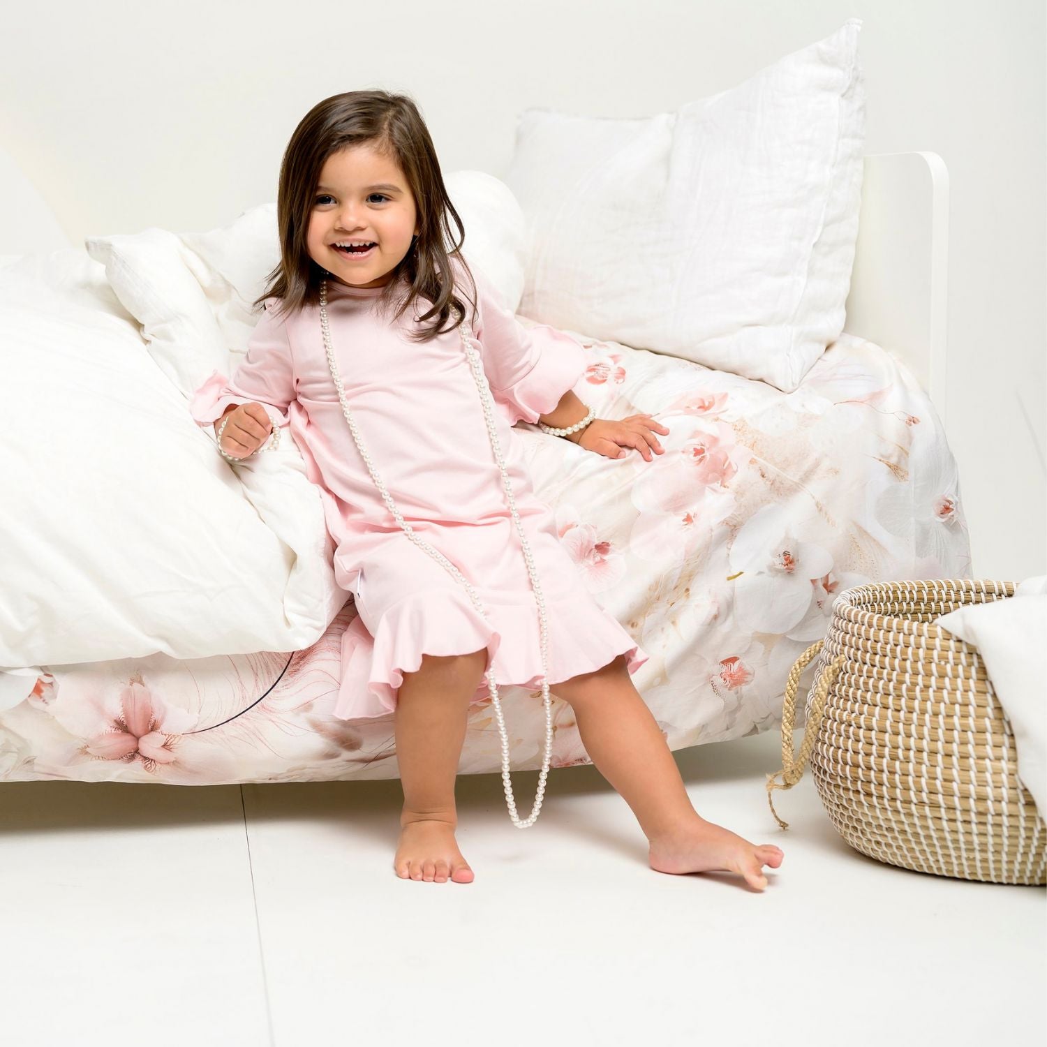 Gugguu lasten Outlet Viscose Frilla Nightdress Yöpuvut Gugguu 