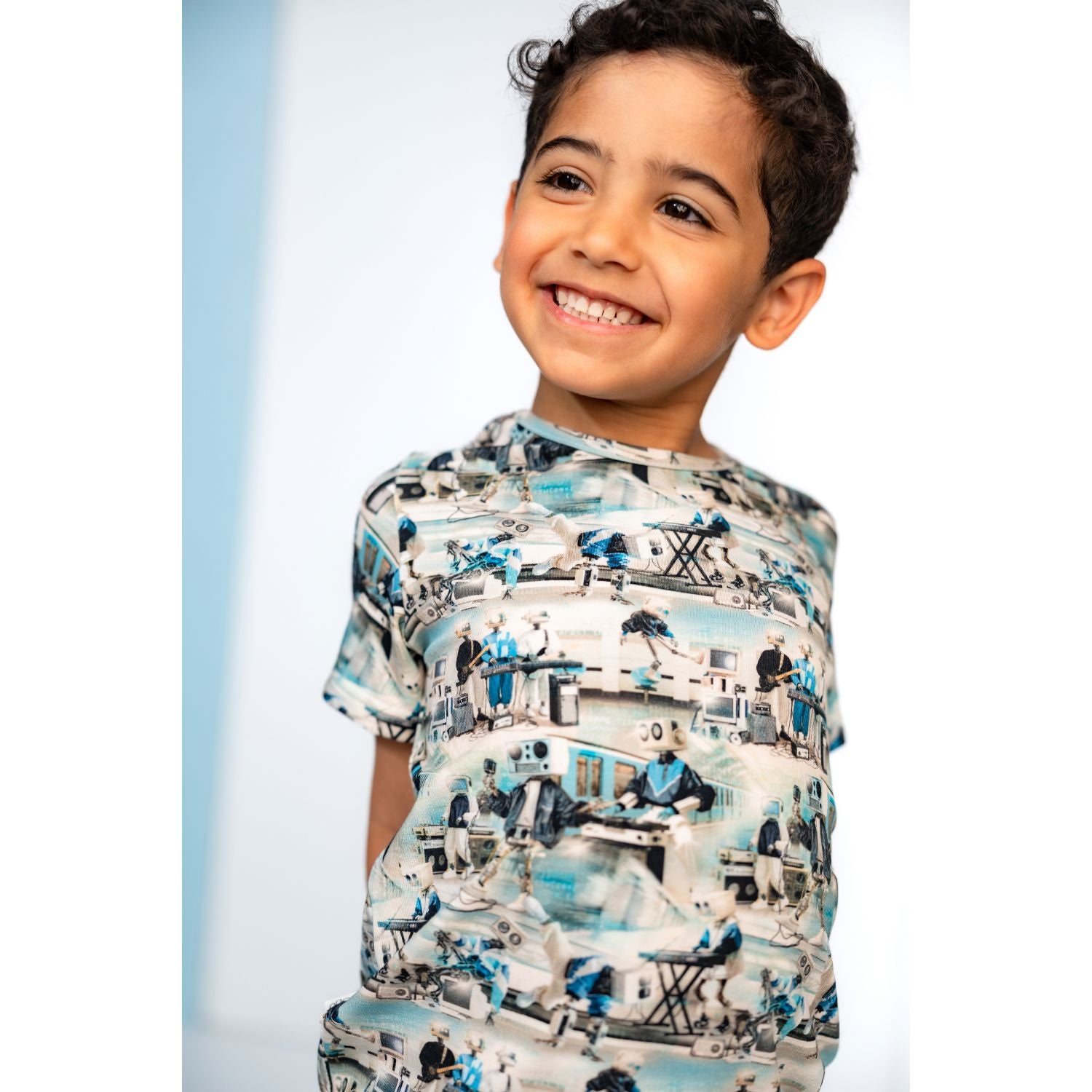 Gugguu lasten Print Relax T-shirt T-paidat Gugguu 