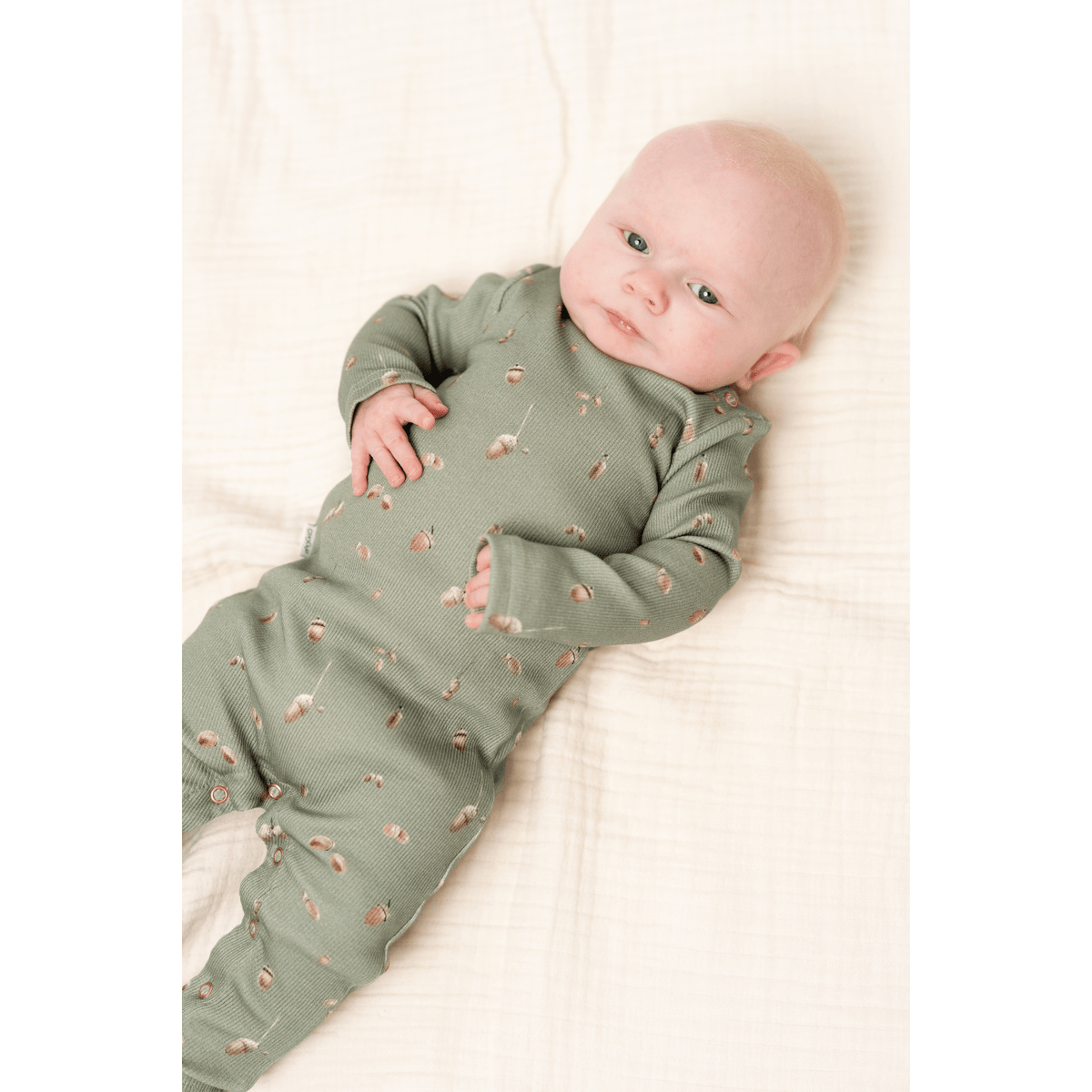 Laadukas Gugguun Baby Print Rib Full Bodysuit #option1