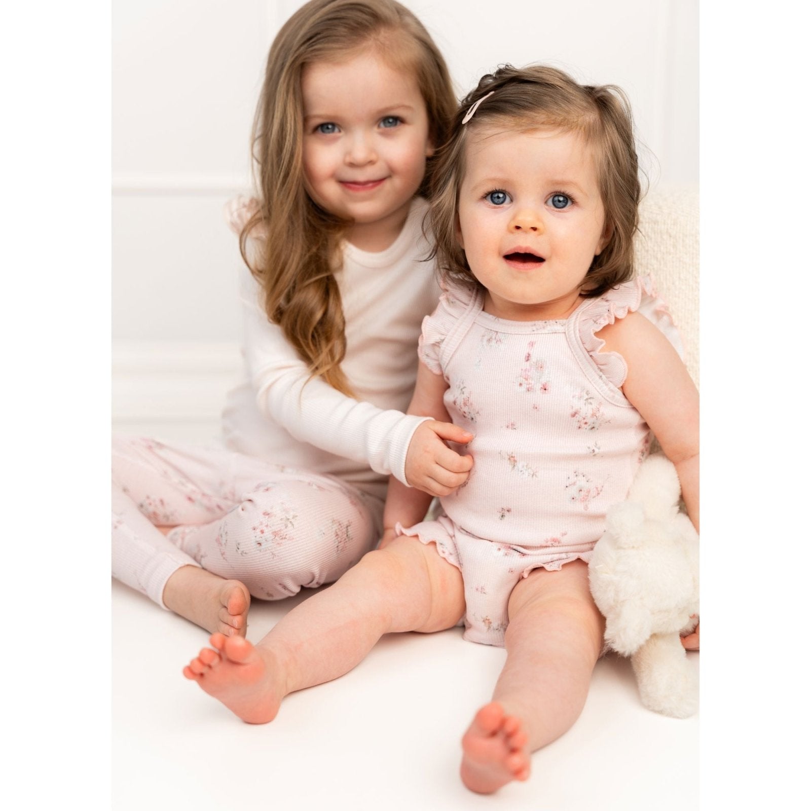 Laadukas Gugguun Baby Print Rib Romper option1