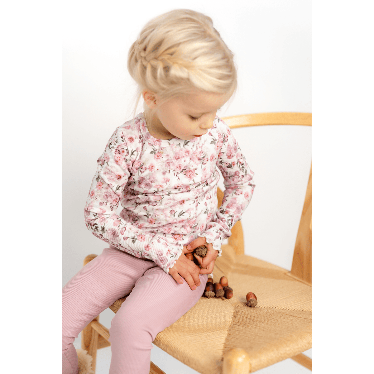 Laadukas Gugguun Classic Print Rib Ballerina Shirt #option1