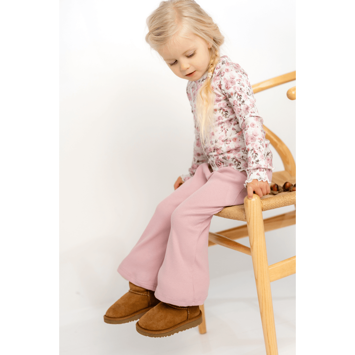 Laadukas Gugguun Classic Rib Wide Pants #option1