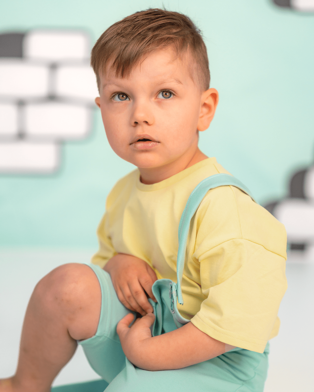 Laadukas Gugguun Dungaree Shorts option1