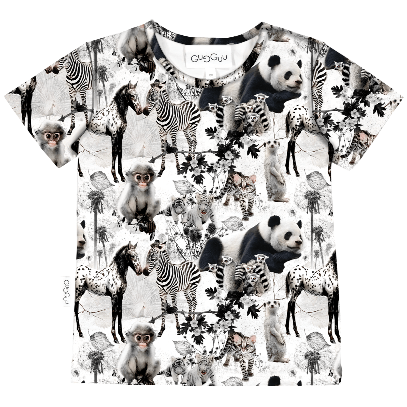 #väri_black and white animals