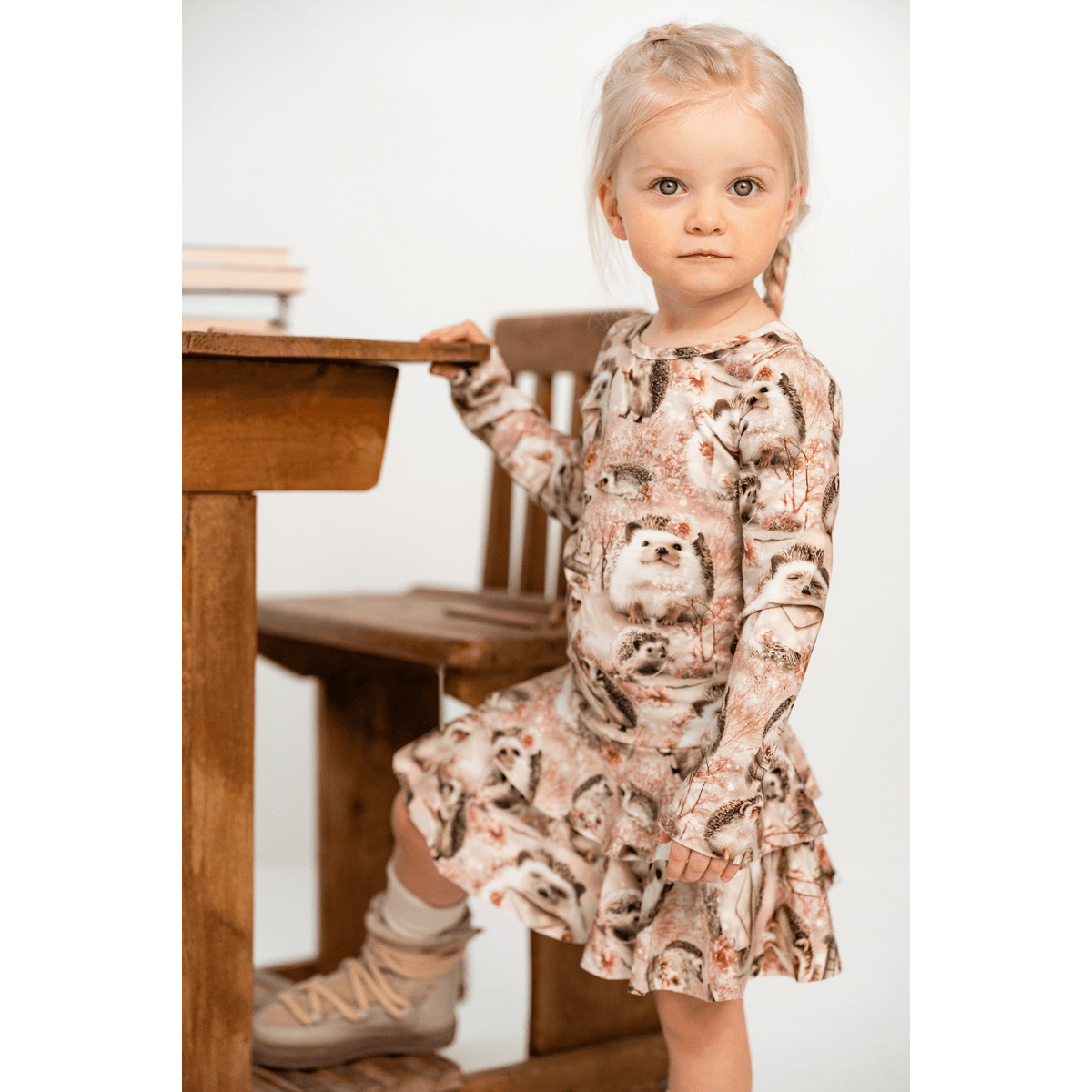 Laadukas Gugguun Print Frilla Dress option1