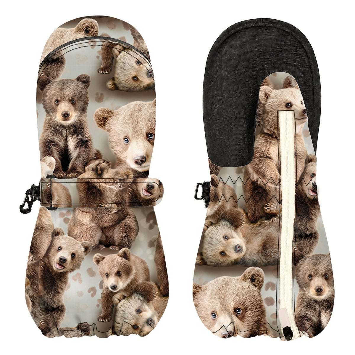 Laadukas Gugguun Print Winter Gloves option1