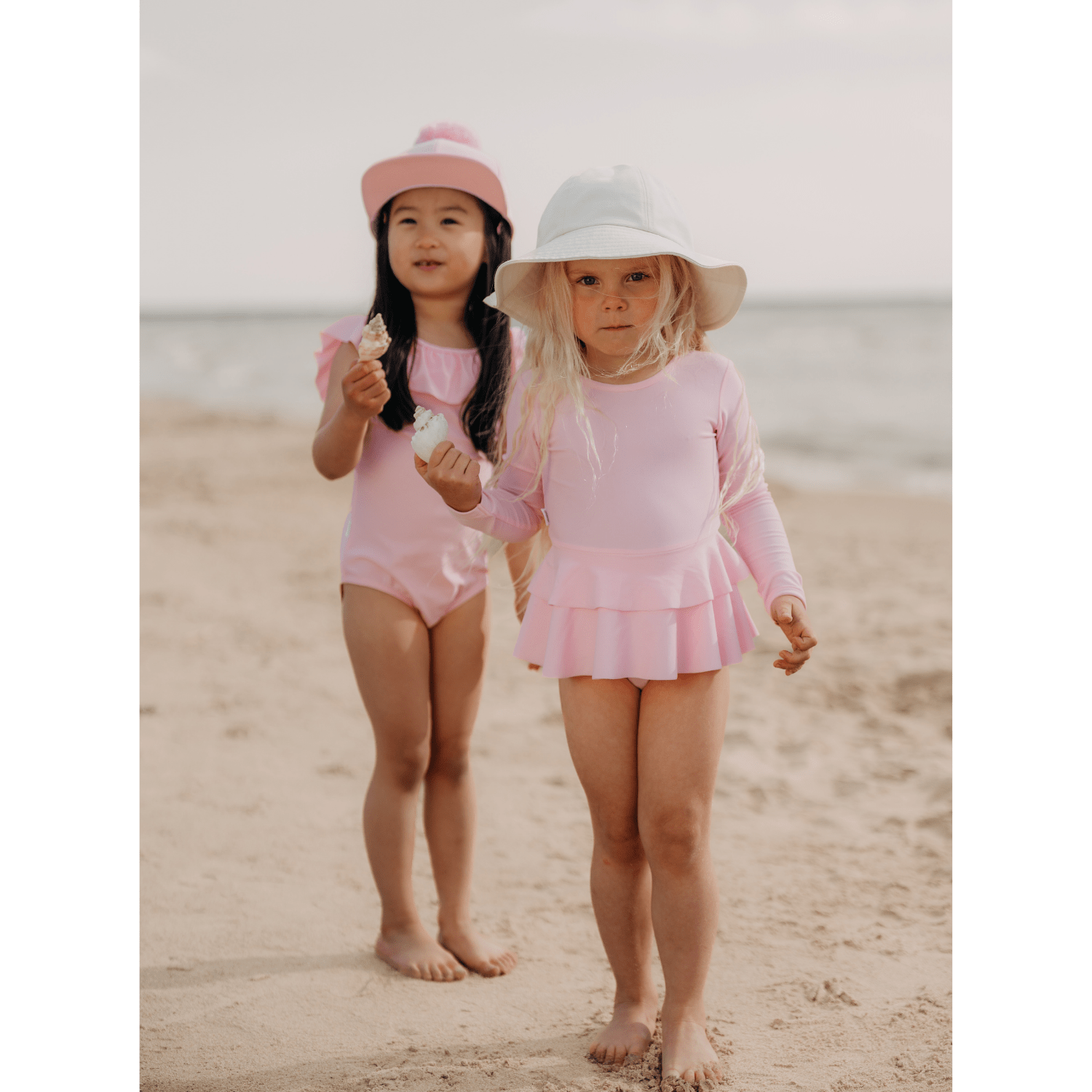 Laadukas Gugguun Ruffle Swimsuit Ocean Rose
